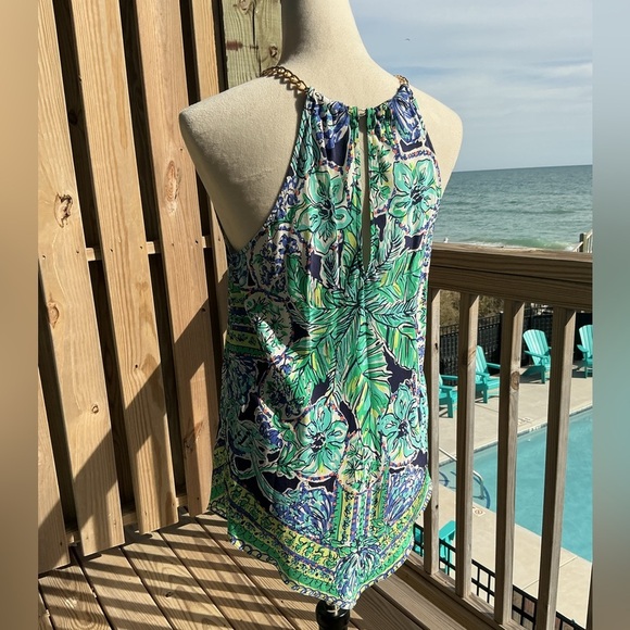 Lilly Pulitzer Bowen Halter Tank - Picture 9 of 12